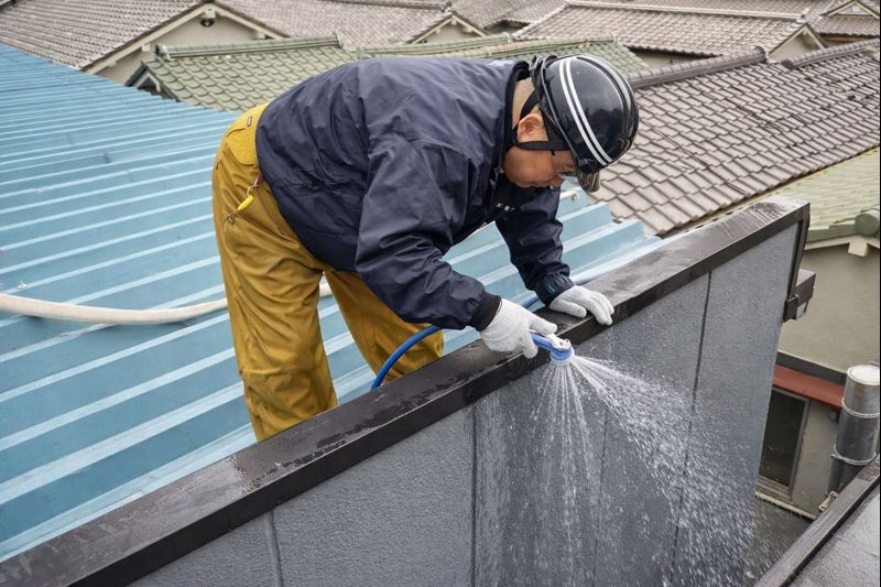 大津市の雨漏り修理